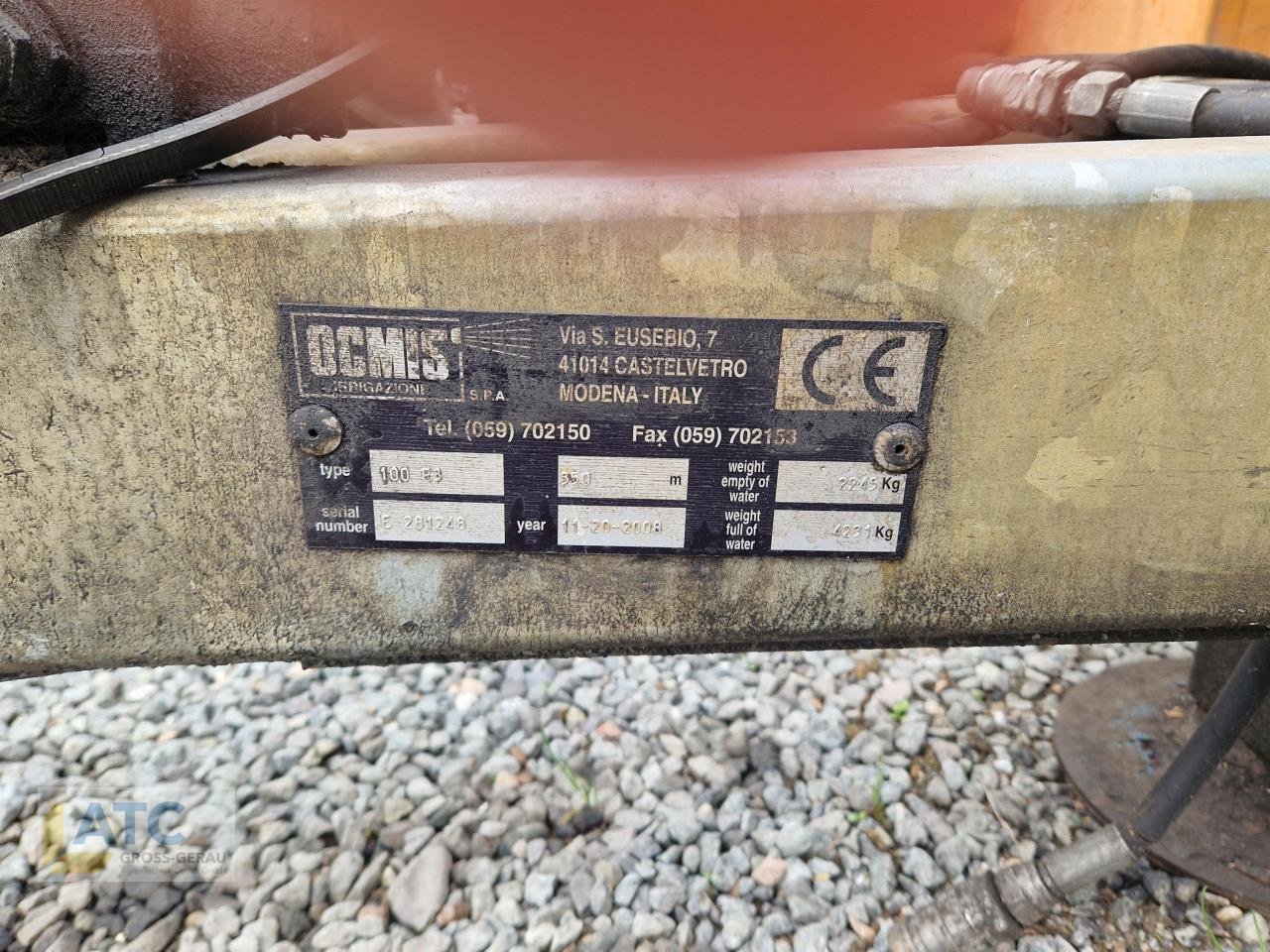 Beregnungsanlage del tipo Ocmis R3 100/350, Gebrauchtmaschine In Groß-Gerau (Immagine 5)