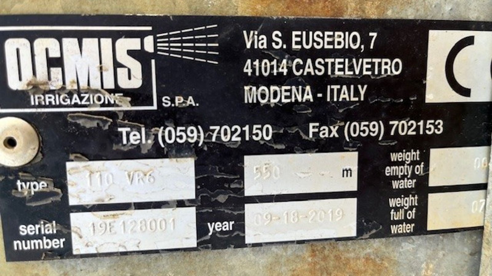 Beregnungsanlage del tipo Ocmis VR6, Gebrauchtmaschine In Skærbæk (Immagine 5)