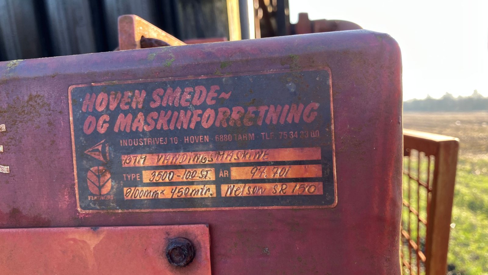 Beregnungsanlage Türe ait Sonstige 3500/100 ST 410m ø110, Gebrauchtmaschine içinde Grindsted (resim 12)