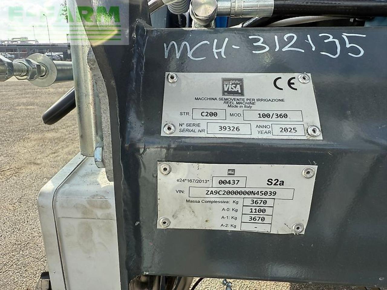 Beregnungsanlage del tipo Sonstige cons nettuno-haspel c200 100/360, Gebrauchtmaschine In gg VEGHEL (Immagine 8)