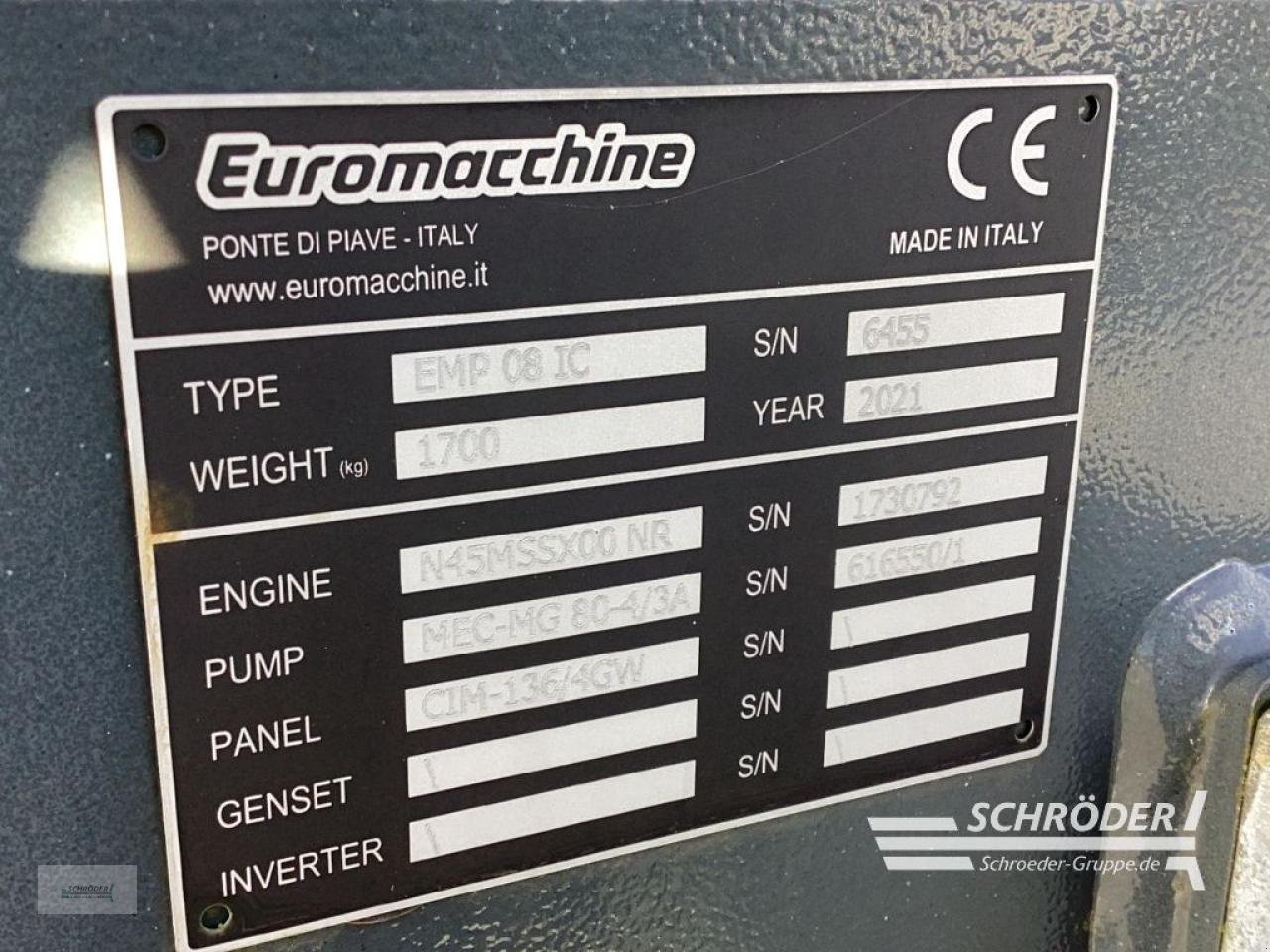 Beregnungsanlage des Typs Sonstige EMP 08 IC_SR, Neumaschine in Hemmoor (Bild 7)