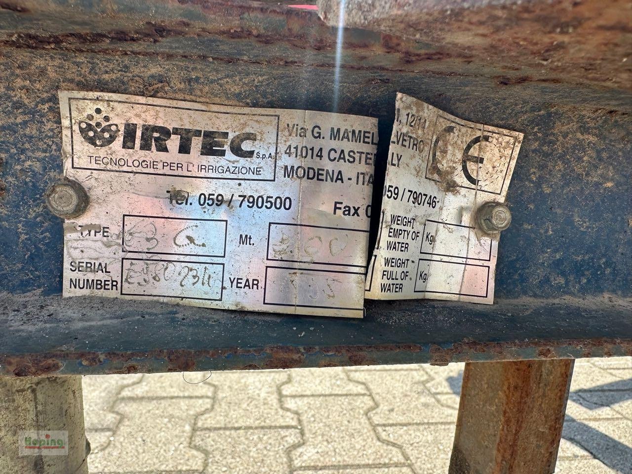 Beregnungsanlage типа Sonstige Irtec 63G, Gebrauchtmaschine в Bakum (Фотография 11)