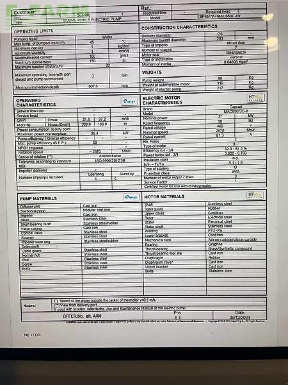 Beregnungsanlage del tipo Sonstige pompgroep met 1 electropomp, Gebrauchtmaschine en gg VEGHEL (Imagen 3)