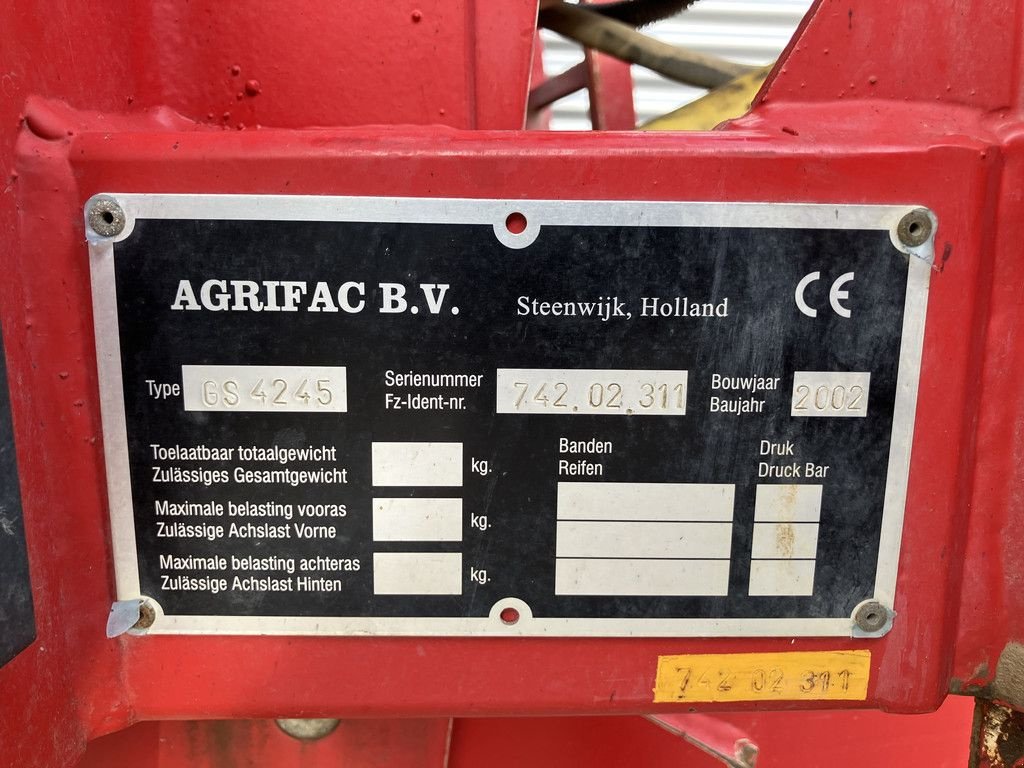 Beregnungspumpe от тип Agrifac GS GS4245, Gebrauchtmaschine в Wierden (Снимка 3)