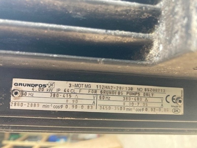 Beregnungspumpe del tipo GRUNDFOS pumpe 4 kW moms, Gebrauchtmaschine In Egtved (Immagine 2)