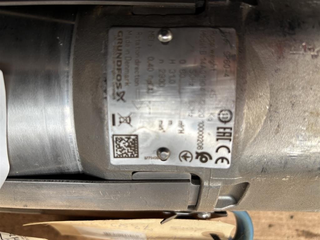 Beregnungspumpe del tipo GRUNDFOS SP60-4 Klar til levering., Gebrauchtmaschine In Gram (Immagine 3)