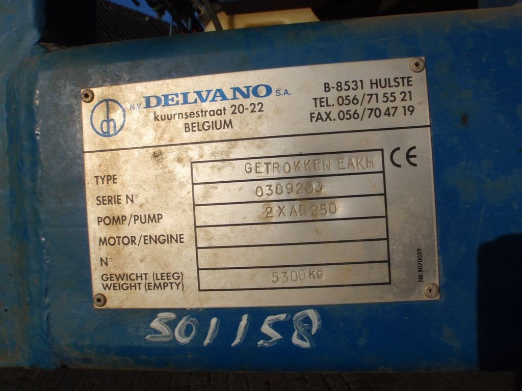 Beregnungspumpe des Typs Sonstige Delvano EAKH getrokken veldspuit, Gebrauchtmaschine in Wierden (Bild 2)