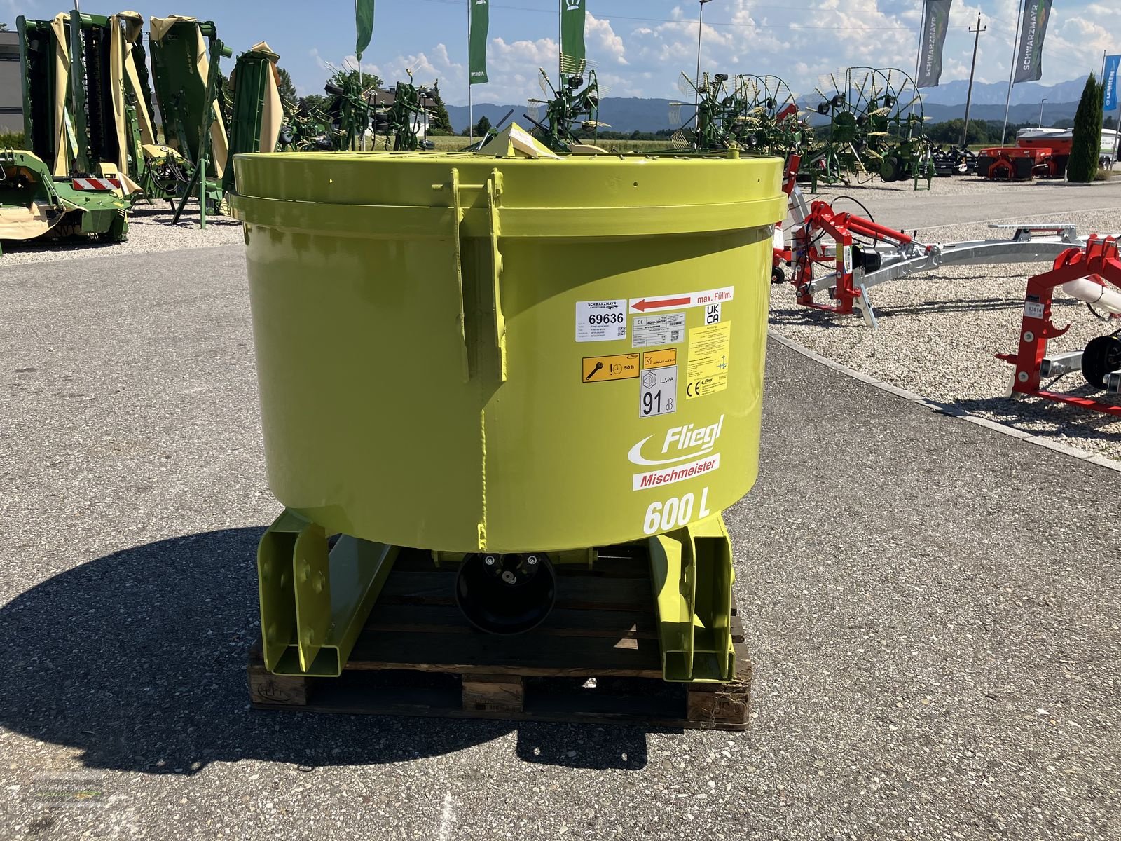 Betonmischer del tipo Fliegl AgroCenter Favorite 600lt., Neumaschine In Gampern (Immagine 5)