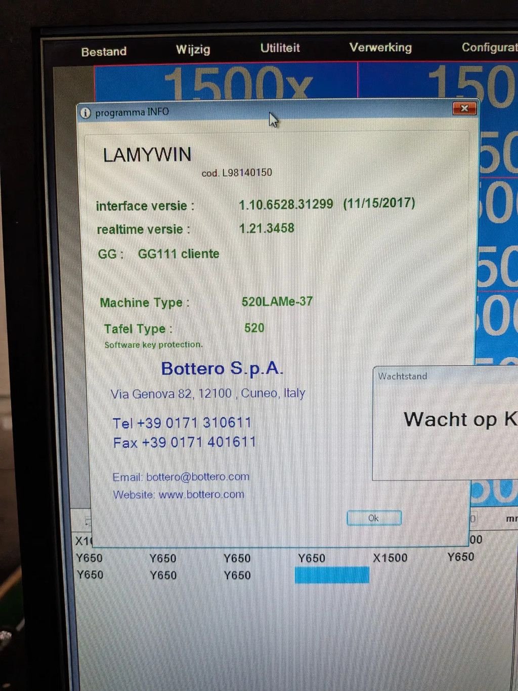 Betonmischer of the type Sonstige Snijmachine voor gelaad glas Bottero 515 LAME/37, Gebrauchtmaschine in Groningen (Picture 10)