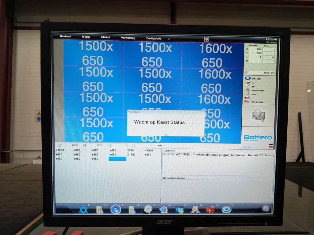 Betonmischer of the type Sonstige Snijmachine voor gelaad glas Bottero 515 LAME/37, Gebrauchtmaschine in Groningen (Picture 9)