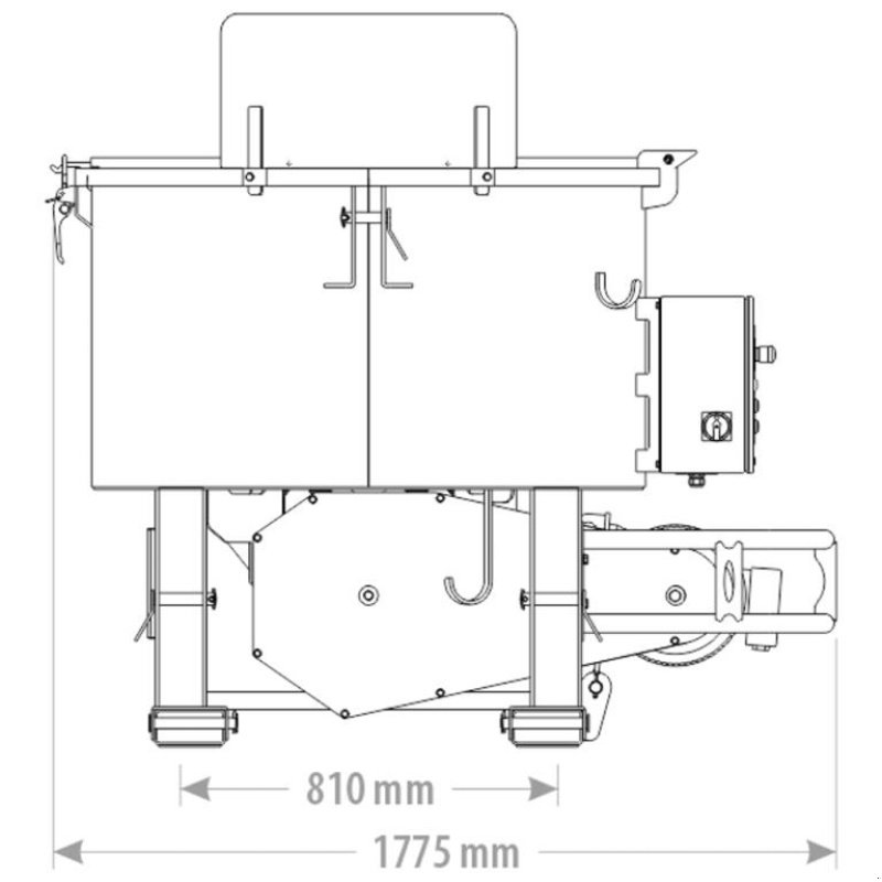 Betonmischer des Typs Sonstige Tvangsblander 600L El Ubcen600, Gebrauchtmaschine in Vinderup (Bild 2)