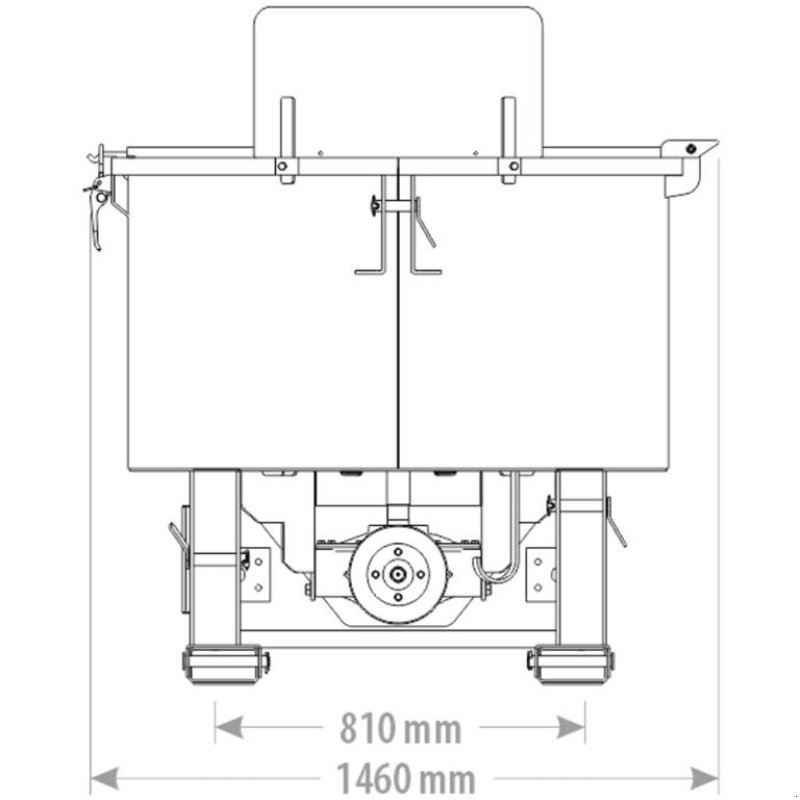 Betonmischer typu Sonstige Tvangsblander Pto UBCM600 - 600L, Gebrauchtmaschine w Vinderup (Zdjęcie 3)