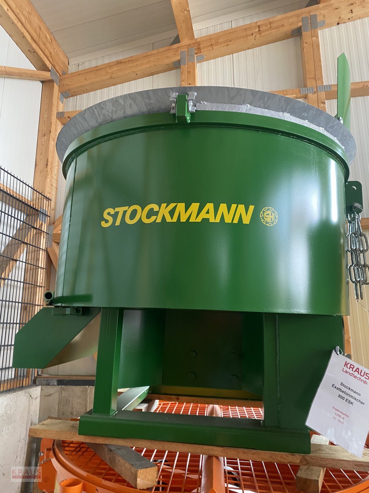 Betonmischer des Typs Stockmann ESK 800, Neumaschine in Geiersthal (Bild 1)