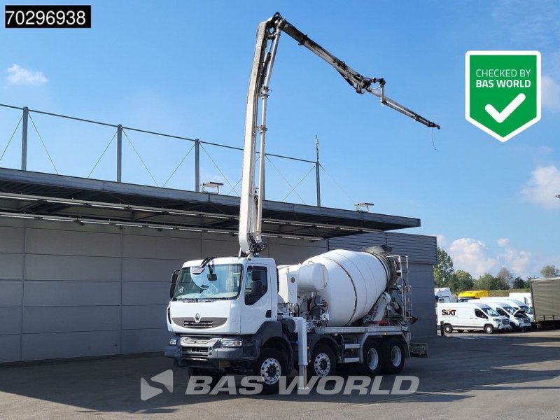 Betonpumpe типа Renault Kerax 410 8X4 Mecbo PUMI 24 Mtr 7m3 mixer Automatic Euro 4, Gebrauchtmaschine в Veghel (Фотография 1)
