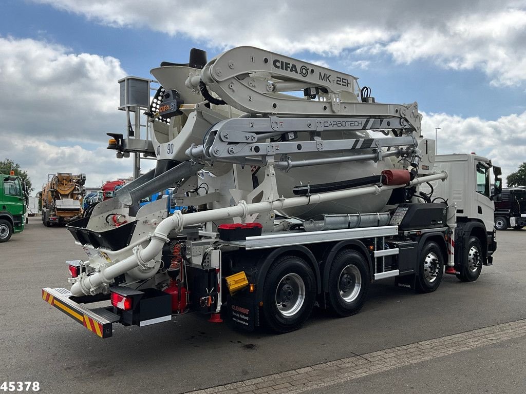 Betonpumpe typu Scania P 450 XT 8x4 Euro 6 Retarder CIFA 7m&sup3; Mixer + Pumi Pump, Gebrauchtmaschine v ANDELST (Obrázok 4)