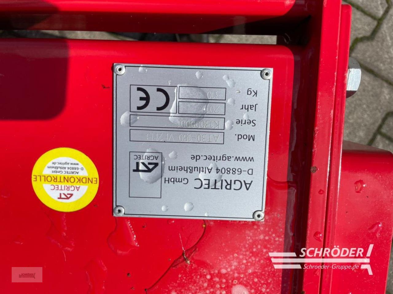 Bodenfräse van het type Agritec AGRITEC AT 30-180 VF2H3, Gebrauchtmaschine in Wildeshausen (Foto 11)