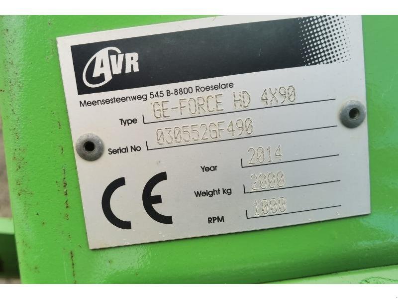 Bodenfräse tipa AVR GE FORCE 4X90 HD, Gebrauchtmaschine u Richebourg (Slika 10)