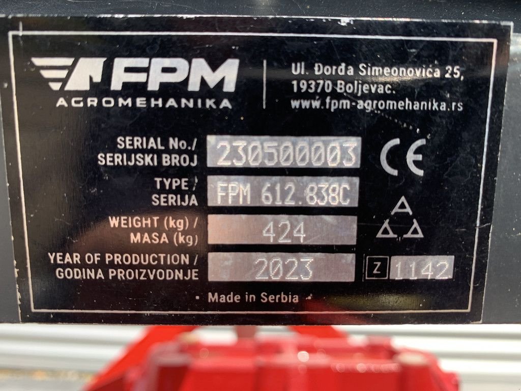 Bodenfräse of the type Farmax FPM 612.838C, Gebrauchtmaschine in Wierden (Picture 7)