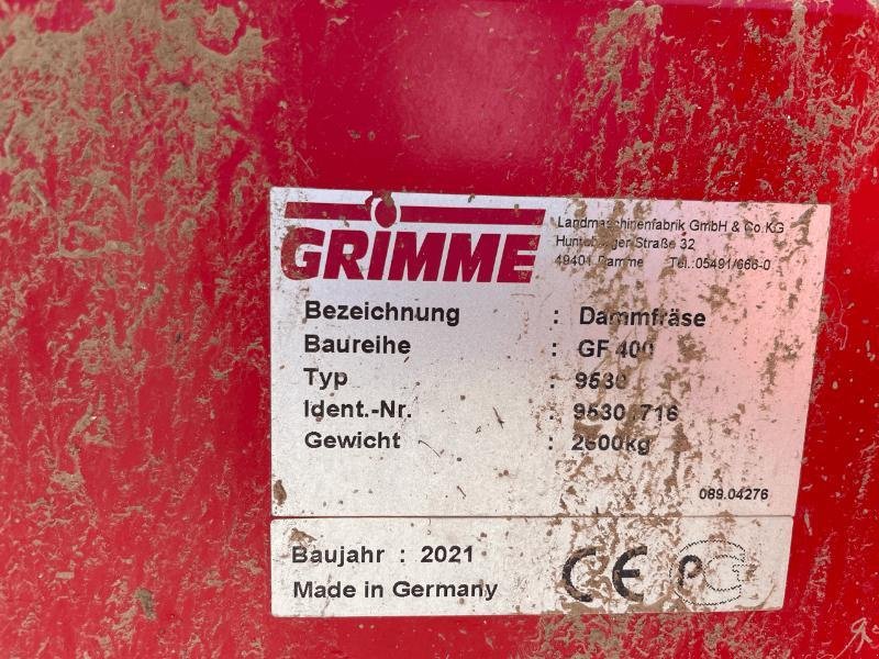Bodenfräse typu Grimme GF400, Gebrauchtmaschine w Richebourg (Zdjęcie 5)
