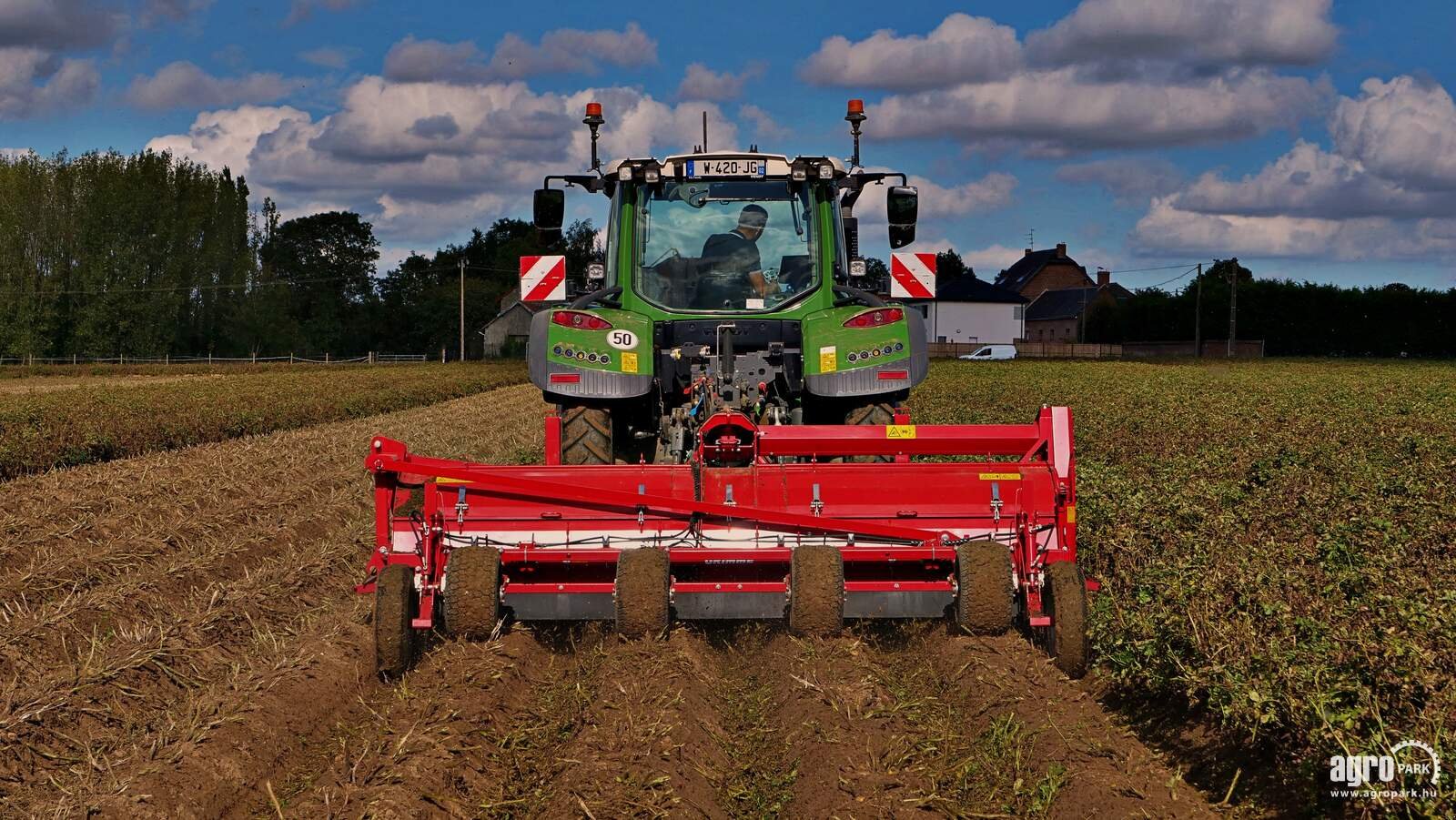 Bodenfräse des Typs Grimme Toppa 400 4-row haulm topper, row width 75 cm, hydraulic height adjustment, 82 flails, Gebrauchtmaschine in Csengele (Bild 3)