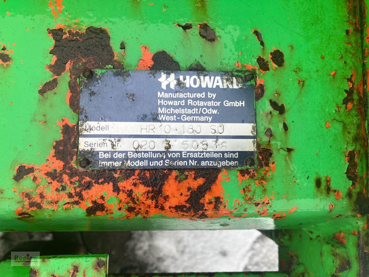 Bodenfräse от тип Howard HR 0 180 DU 1,8m, Gebrauchtmaschine в Bakum (Снимка 7)