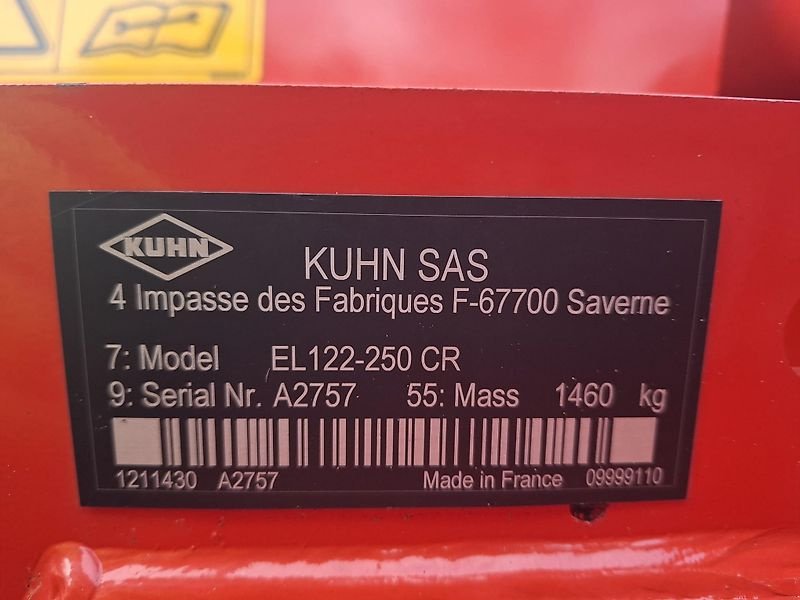 Bodenfräse typu Kuhn EL 122-250 CR, Gebrauchtmaschine v Itterbeck (Obrázek 20)