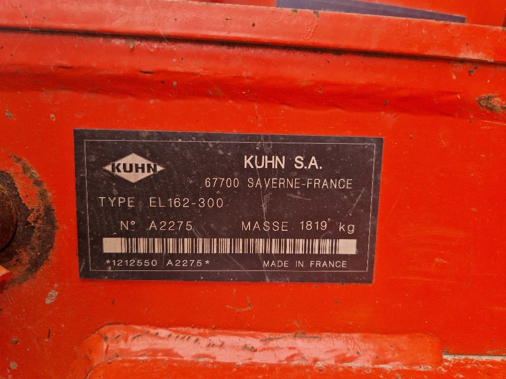 Bodenfräse typu Kuhn EL 162, Gebrauchtmaschine v VALOGNES (Obrázek 5)