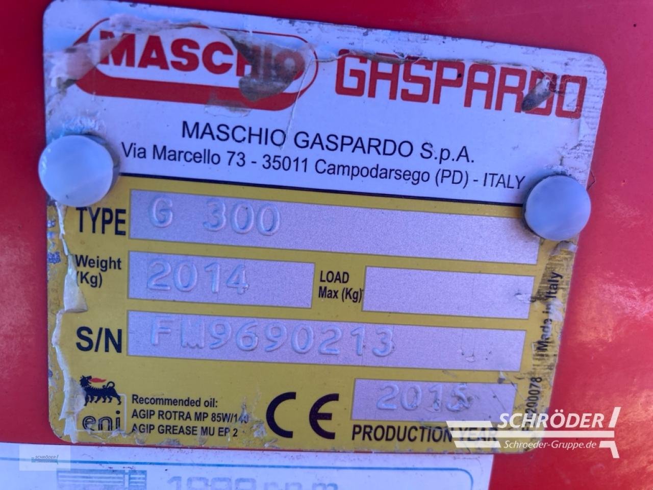 Bodenfräse des Typs Maschio G 300, Gebrauchtmaschine in Wildeshausen (Bild 8)