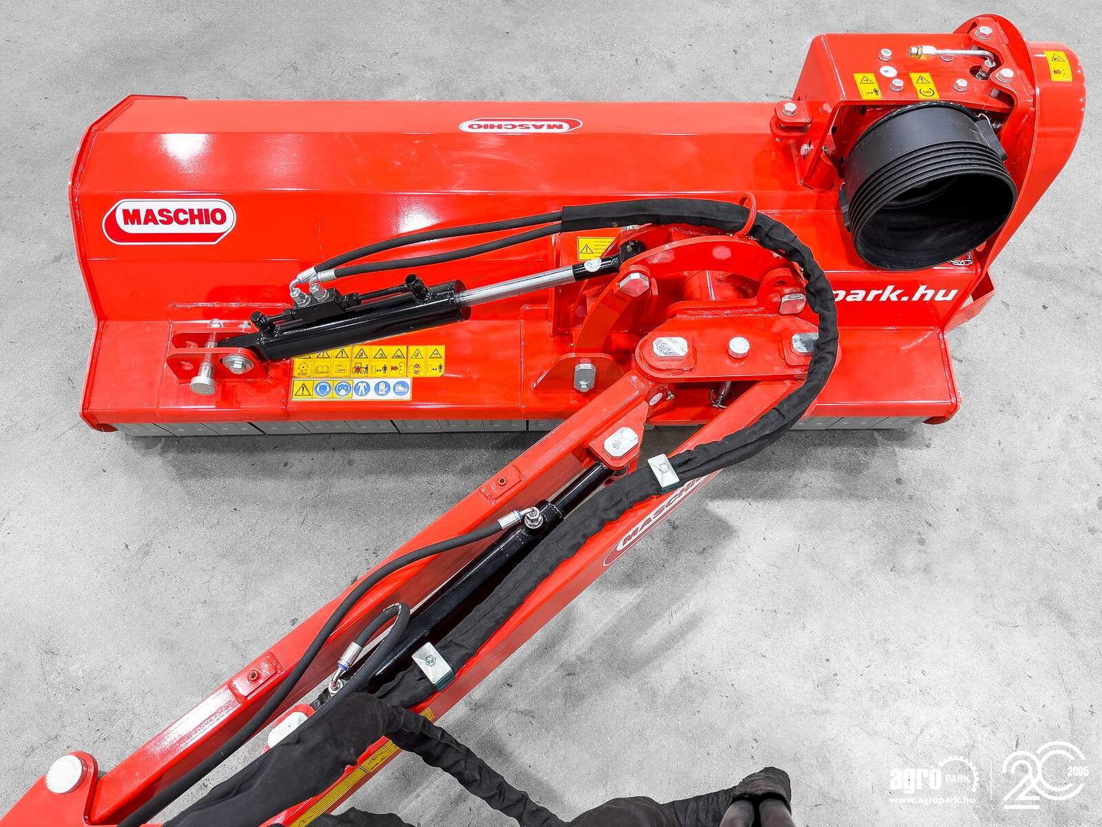 Bodenfräse van het type Maschio Giraffa L 170 SI side mulcher, 1,24 m working width, hydraulic side shift, 20 hammers, Gebrauchtmaschine in Csengele (Foto 13)