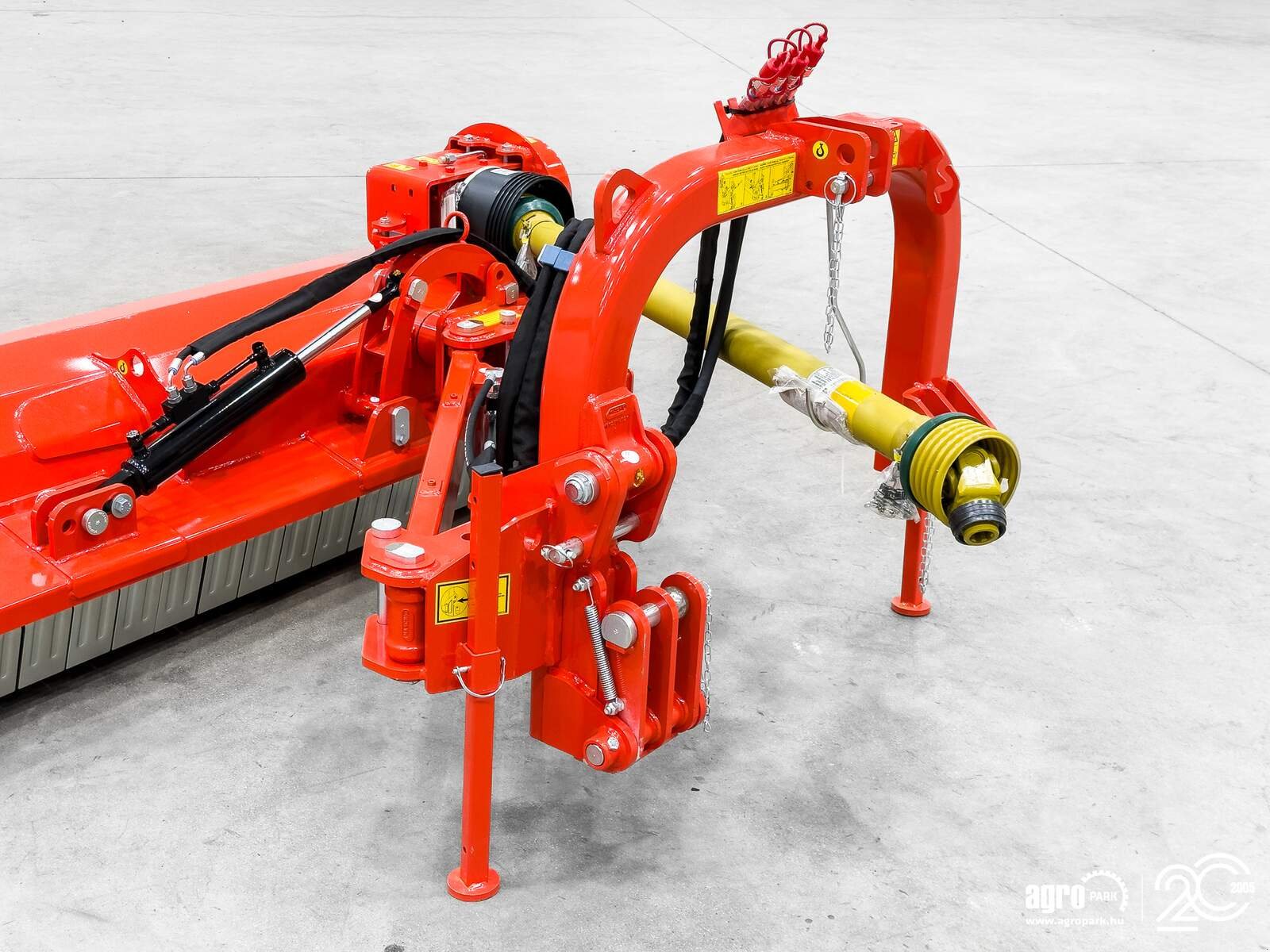 Bodenfräse of the type Maschio Giraffa XL 210 SI side mulcher, 2,12 m working width, hydraulic sideshift and tilt adjustment, 22 hammers, Gebrauchtmaschine in Csengele (Picture 11)