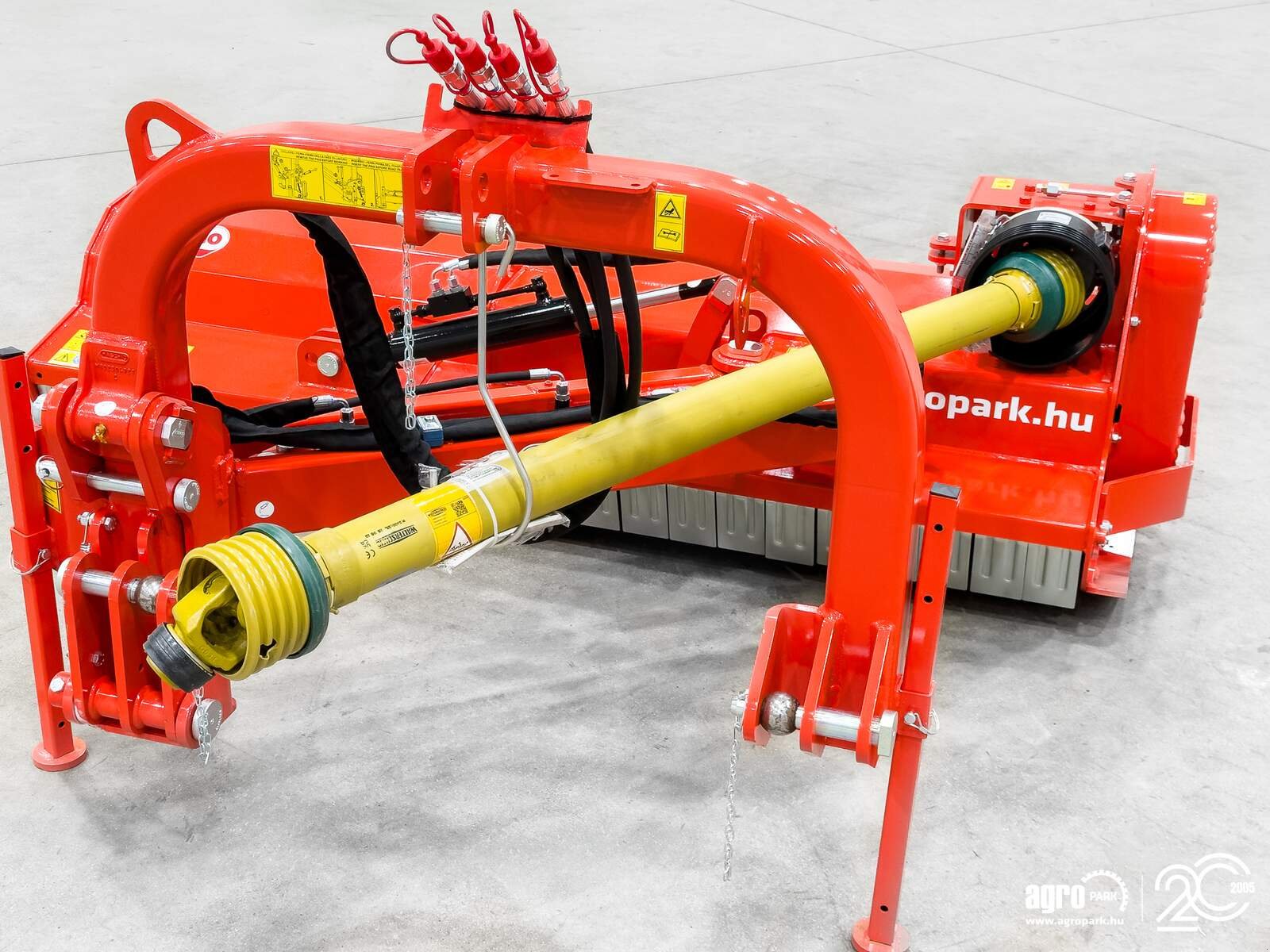 Bodenfräse of the type Maschio Giraffa XL 210 SI side mulcher, 2,12 m working width, hydraulic sideshift and tilt adjustment, 22 hammers, Gebrauchtmaschine in Csengele (Picture 12)