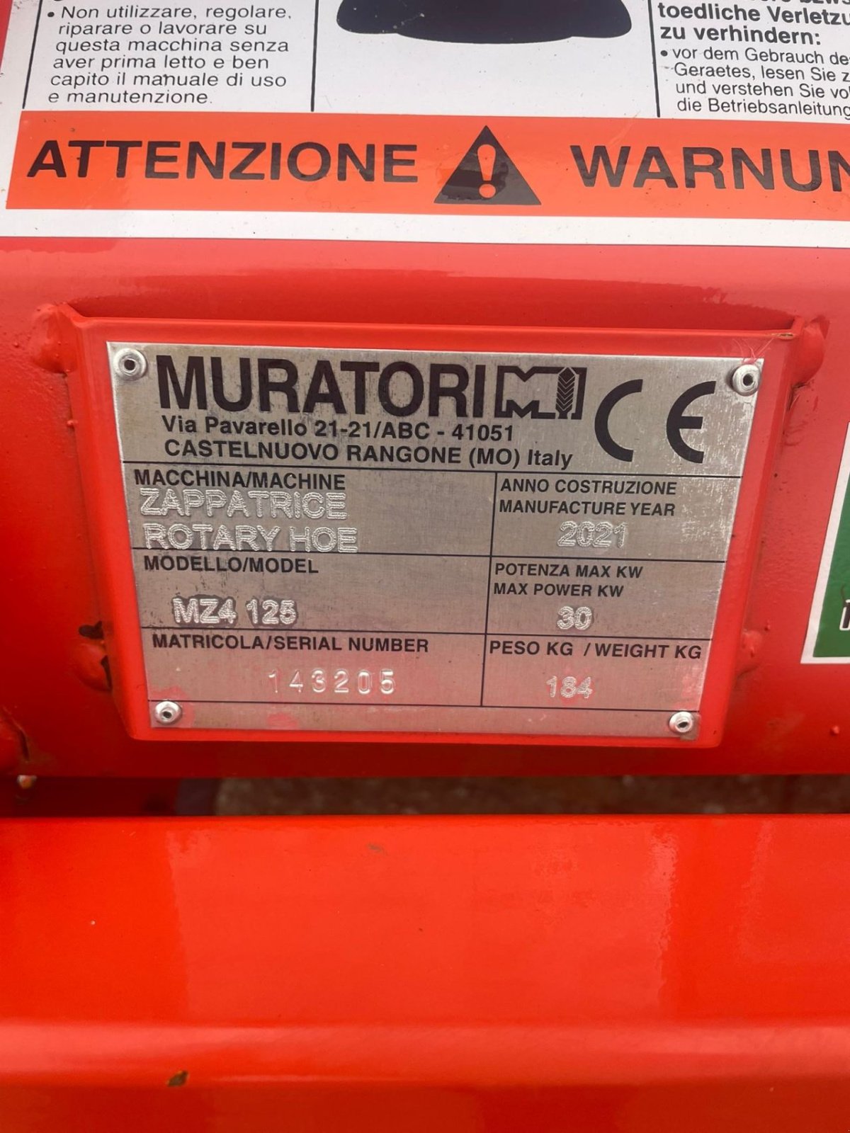 Bodenfräse типа Muratori MX4 125, Gebrauchtmaschine в Klarenbeek (Фотография 3)