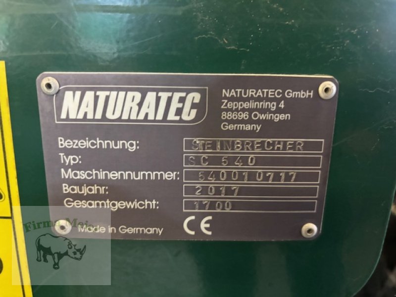 Bodenfräse от тип Naturatec SC 540, Gebrauchtmaschine в Feldkirch (Снимка 4)