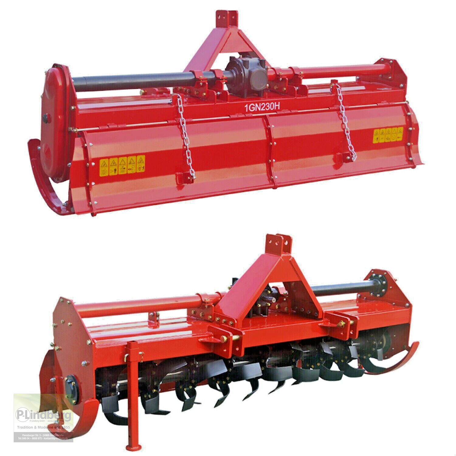 Bodenfräse des Typs P.Lindberg GmbH Traktorfräse, 230 cm - Arbeitstiefe max. 18 cm, Neumaschine in Großenwiehe (Bild 4)