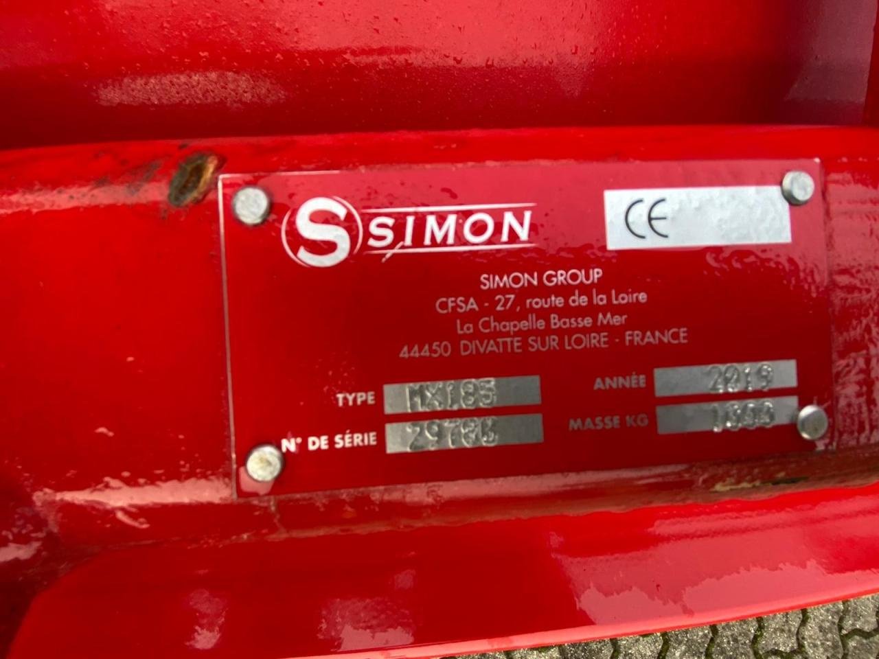 Bodenfräse des Typs Simon Cultirateau MX185, Gebrauchtmaschine in Niederkirchen (Bild 4)