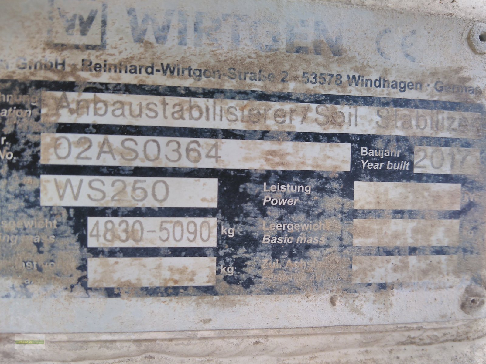 Bodenfräse of the type Wirtgen WS 250, Gebrauchtmaschine in Donnersdorf (Picture 3)