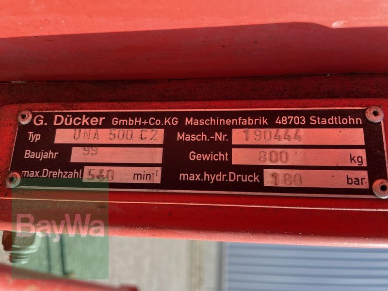 Böschungsmähgerät tip Dücker AUSLEGEARM DÜCKER UNA500, Gebrauchtmaschine in Bamberg (Poză 10)
