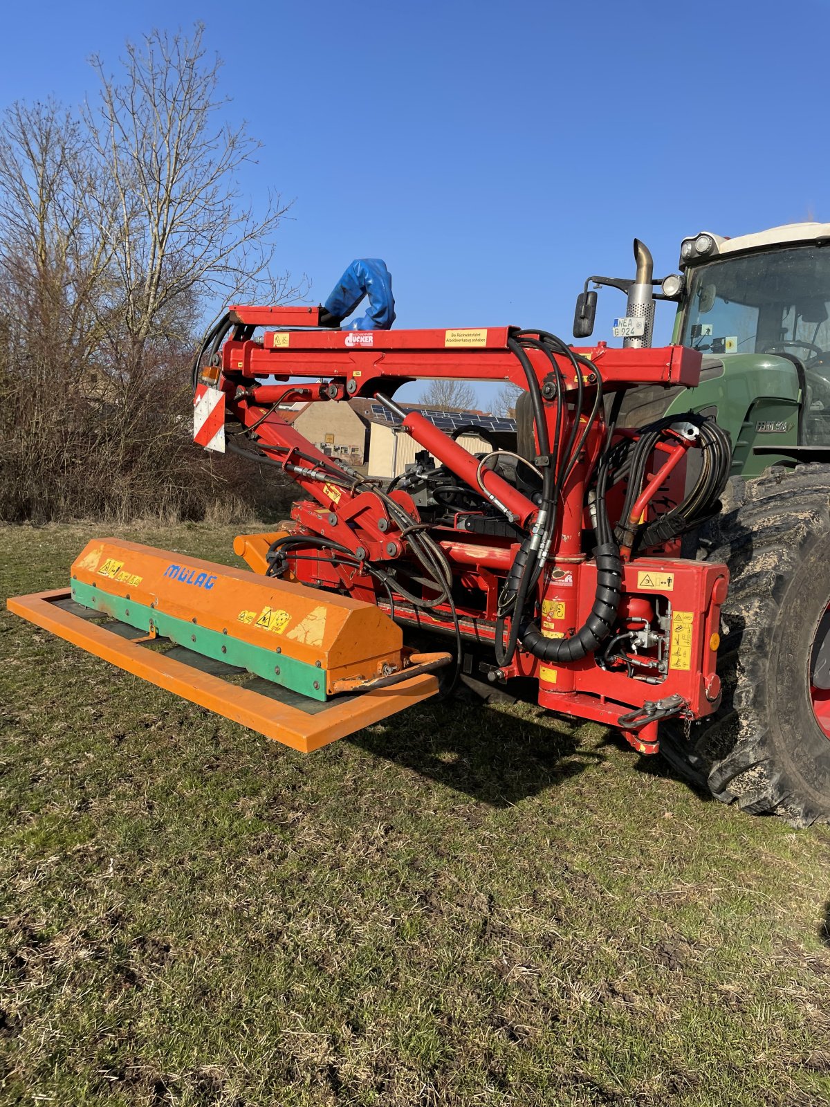 Böschungsmähgerät a típus Dücker UNA 600, Gebrauchtmaschine ekkor: Burgbernheim  (Kép 3)