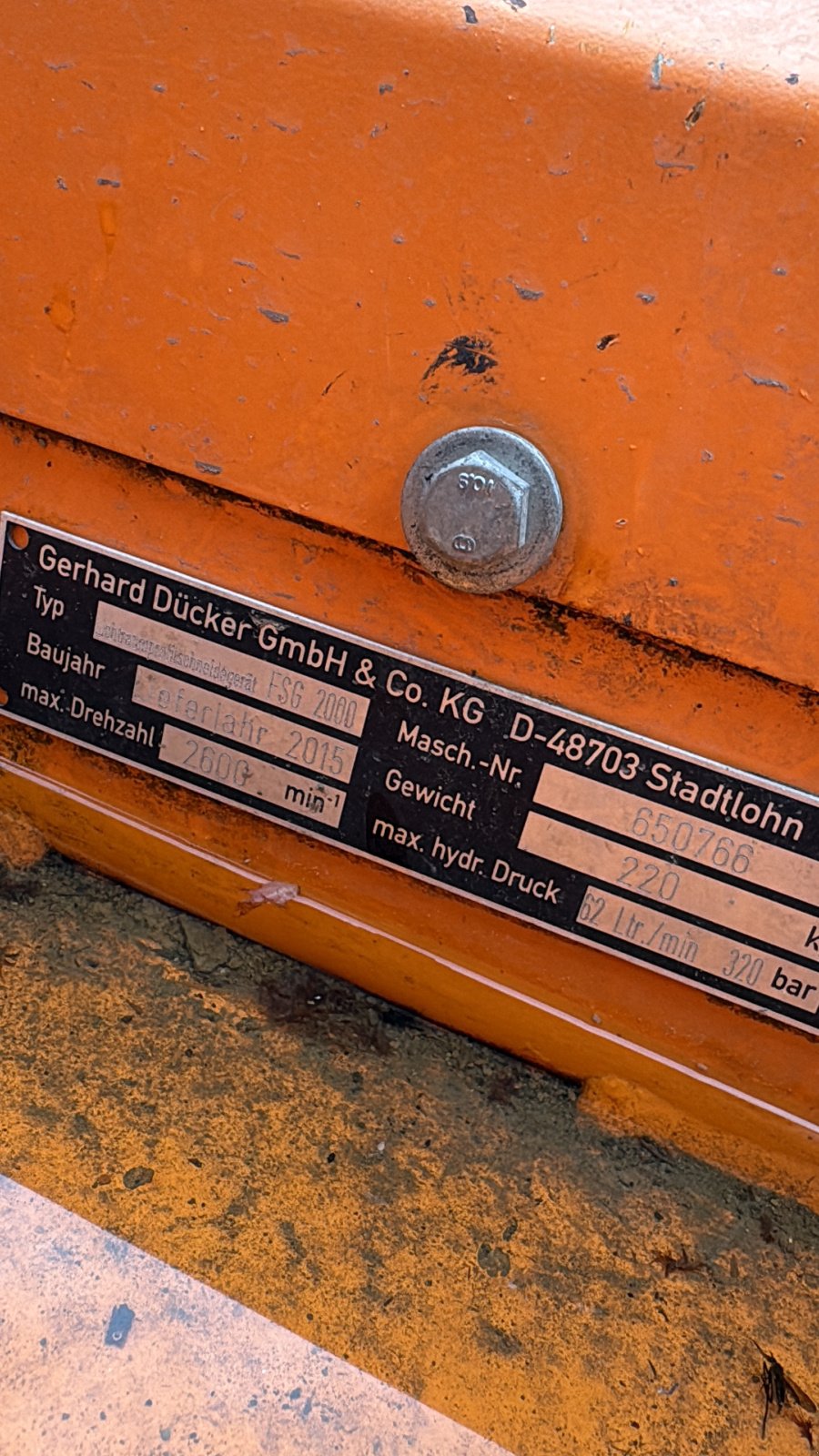 Böschungsmähgerät a típus Dücker UNA 600, Gebrauchtmaschine ekkor: Burgbernheim  (Kép 24)