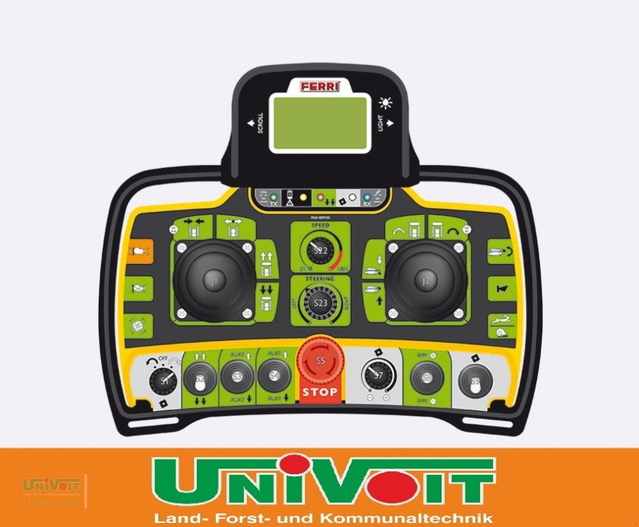 Böschungsmähgerät des Typs Ferri Mähraupe ferngesteuert Forstmulcher Schlegelmulcher Mulchraupe, Gebrauchtmaschine in Warmensteinach (Bild 11)