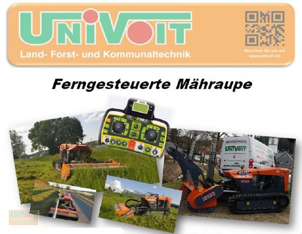 Böschungsmähgerät tip Ferri Mähraupe ferngesteuert Forstmulcher Schlegelmulcher Mulchraupe, Gebrauchtmaschine in Warmensteinach (Poză 16)