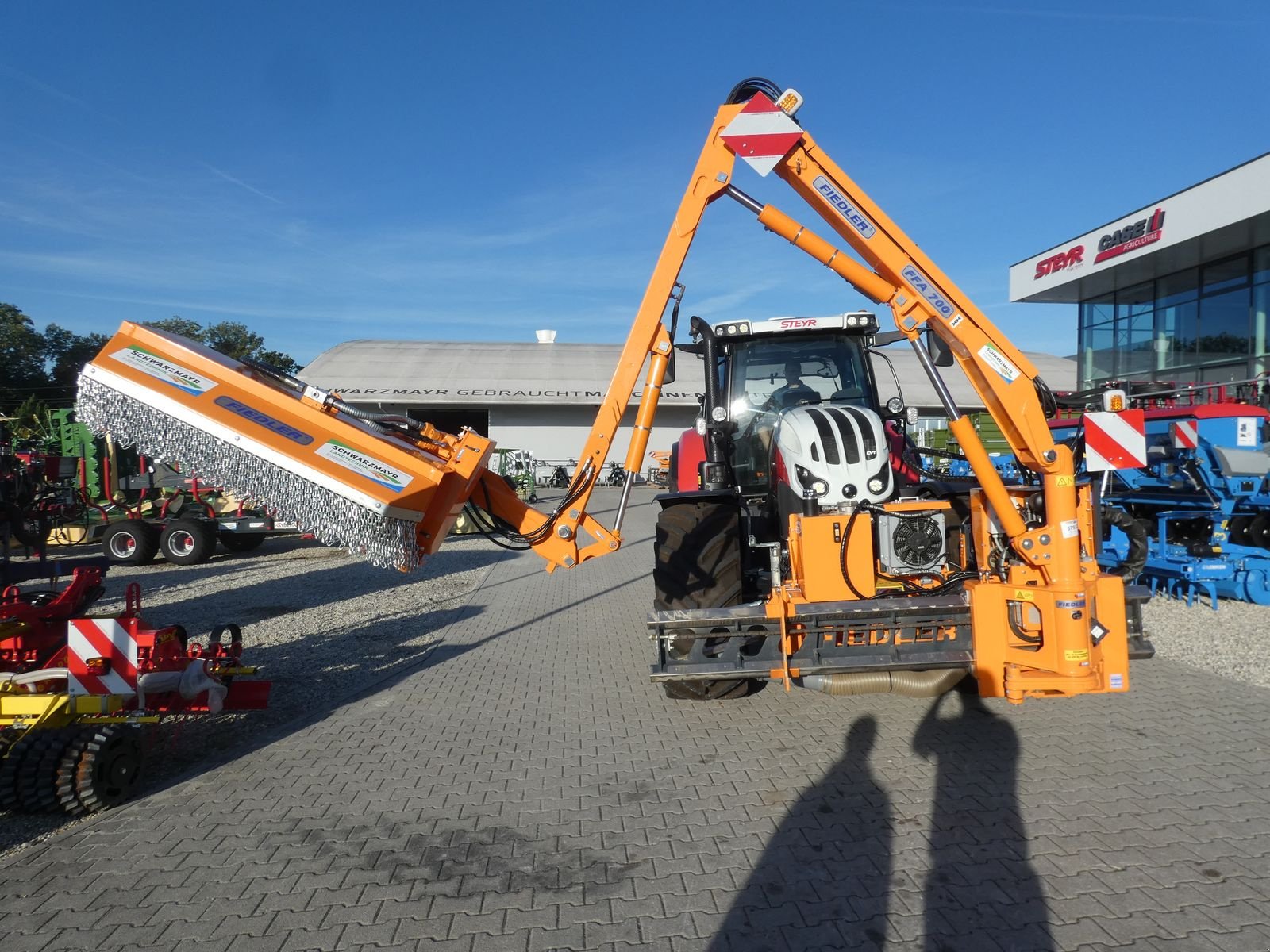 Böschungsmähgerät des Typs Fiedler FFA 700, Vorführmaschine in Schlitters (Bild 12)