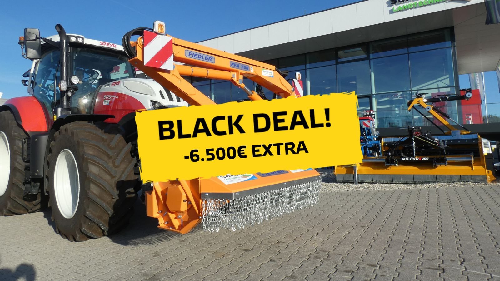 Böschungsmähgerät des Typs Fiedler FFA 700, Vorführmaschine in Schlitters (Bild 2)