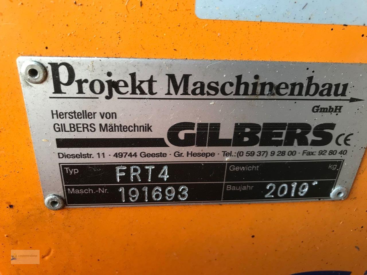 Böschungsmähgerät des Typs Gilbers Böschungsmäher Gilbers, Gebrauchtmaschine in Twist - Rühlerfeld (Bild 6)