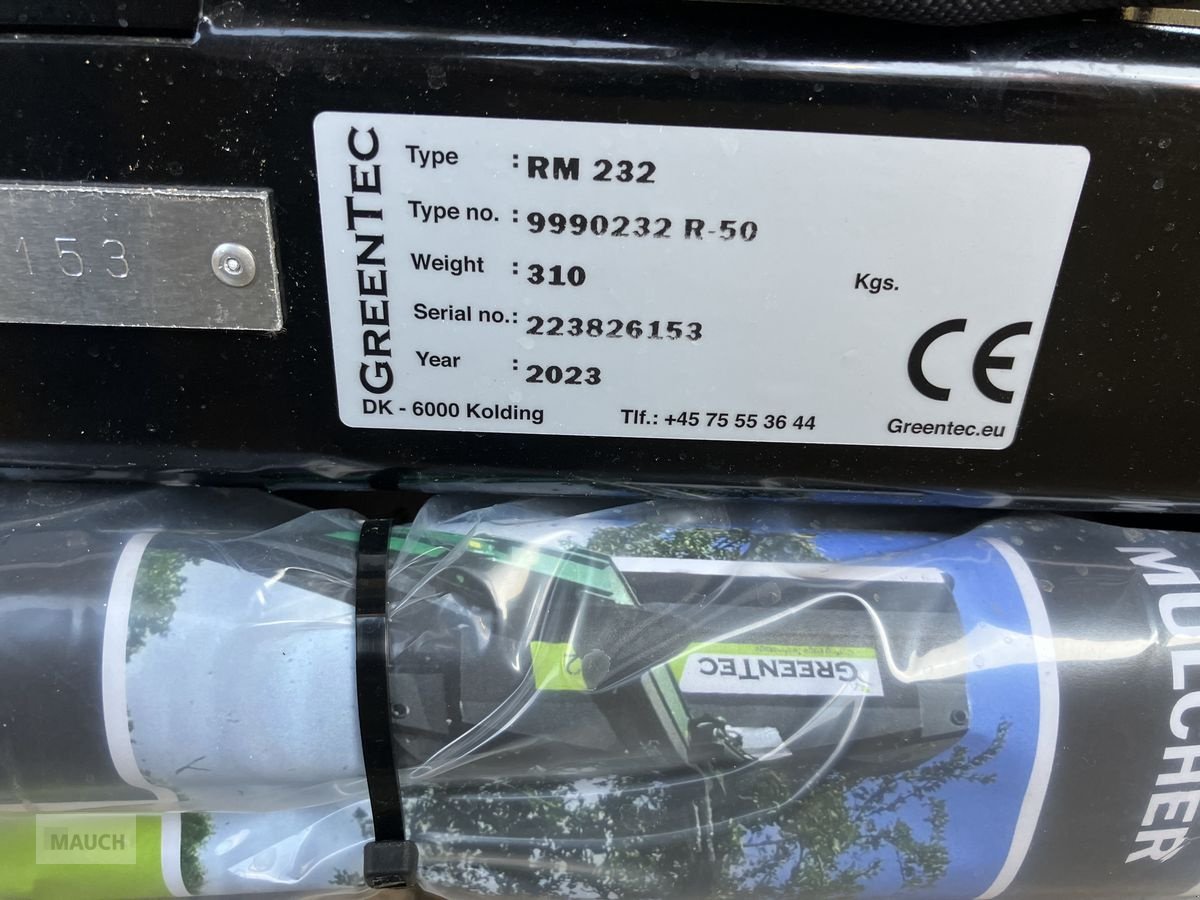 Böschungsmähgerät des Typs Greentec Heckenmulcher RM 232, Neumaschine in Burgkirchen (Bild 2)