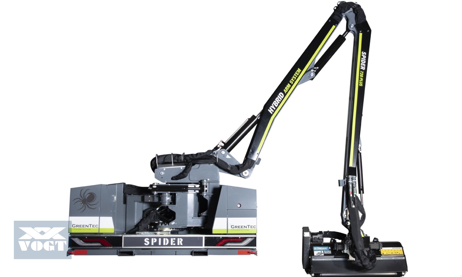 Böschungsmähgerät des Typs Greentec SPIDER 720-8PLUS mit Mulchkopf FR162PLUS Auslegemulcher, Neumaschine in Schmallenberg (Bild 10)
