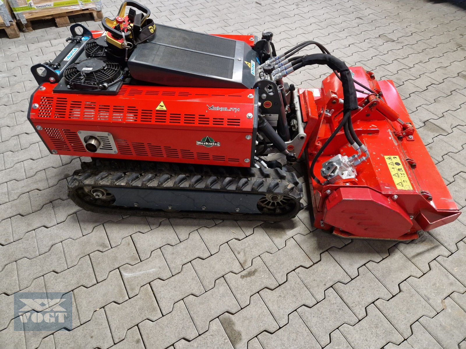 Böschungsmähgerät typu Herkules Multitec 23i RC Mulchraupe /Geräteträger mit Mulchkopf-Gebrauchtgerät-, Gebrauchtmaschine v Schmallenberg (Obrázek 4)