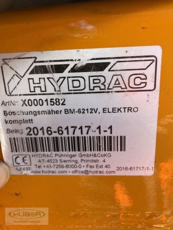 Böschungsmähgerät типа Hydrac BM -6212V, Gebrauchtmaschine в Kundl/Tirol (Фотография 7)
