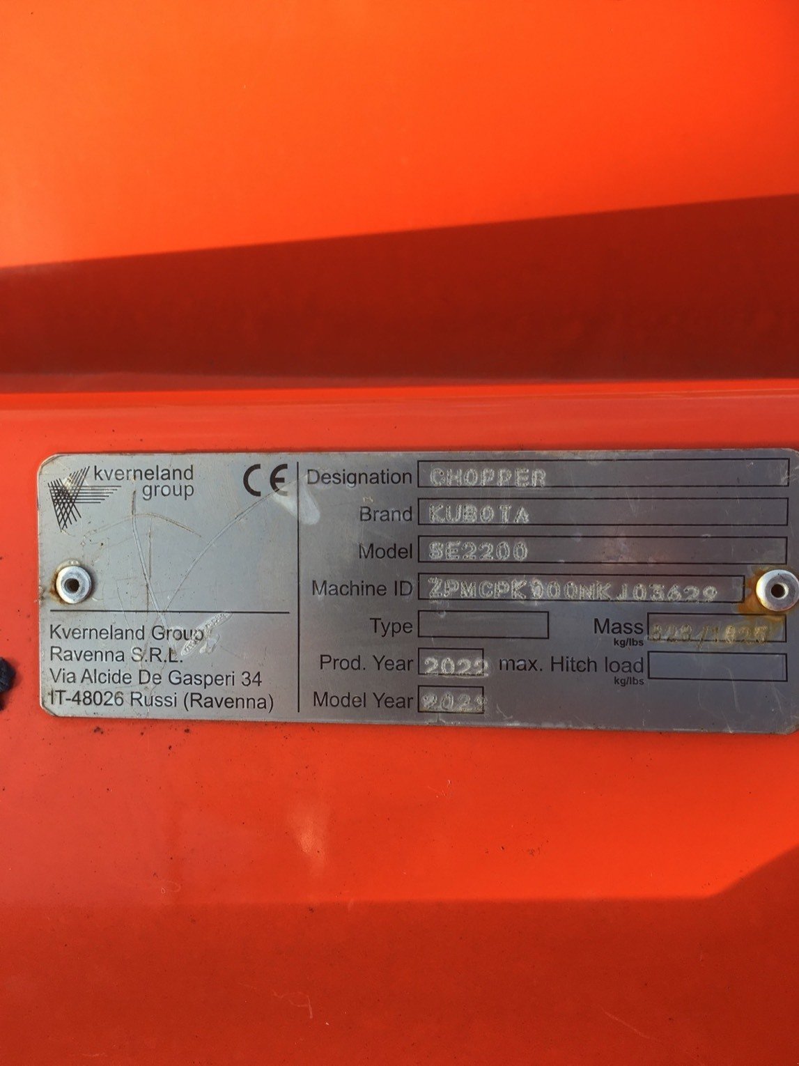 Böschungsmähgerät типа Kubota Broyeur d'accotement SE2200 Kubota, Gebrauchtmaschine в SAINT CLAIR SUR ELLE (Фотография 4)