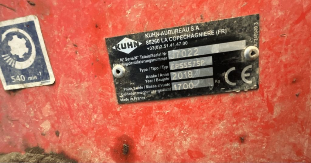 Böschungsmähgerät typu Kuhn 5557SP, Gebrauchtmaschine v ENNEZAT (Obrázek 8)